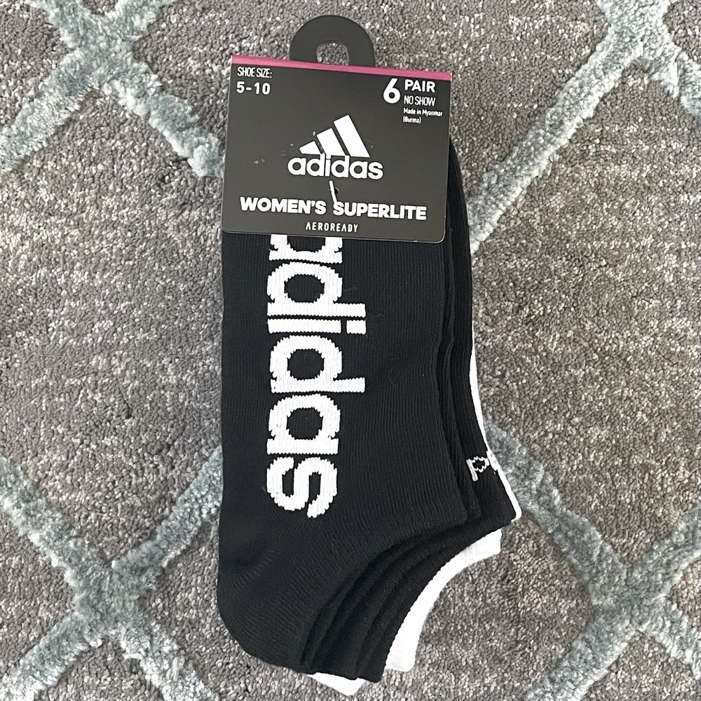 NWT Adidas Women’s Black & White Socks